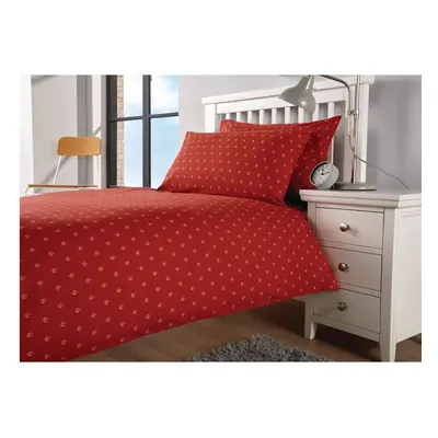 Mitre Essentials Perth Duvet Covers Terracotta Single