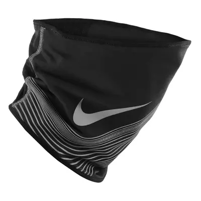 (S-M, Black/Silver) Nike Therma-Fit Neck Warmer