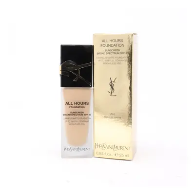 (Mw3 Medium Warm) Yves Saint Laurent All Hours Foundation 0.84oz/25ml New