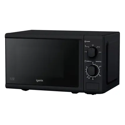 Solo Manual Microwave, Black, Igenix IGM0820B