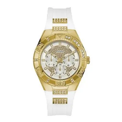 Watch Woman Guess Moon W0653L3 Rubber White Uk Seller Warranty