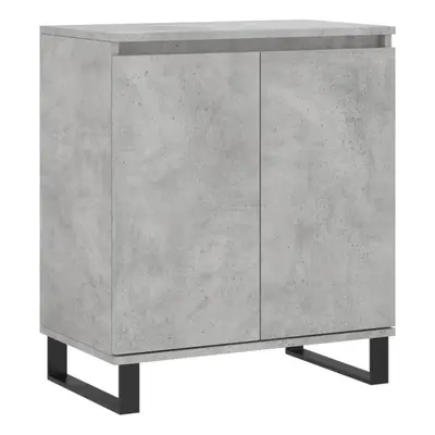 (concrete grey) vidaXL Sideboard Storage Cabinet Side Cabinet Cupboard White Engineered Wood