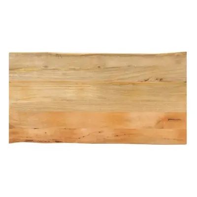 vidaXL Table Top Live Edge Replacement Board Dining Table Top Solid Wood Mango