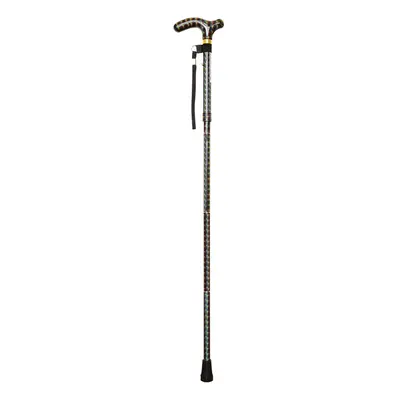 Deluxe Ambidextrous Foldable Walking Cane - Height Settings - Homme Design