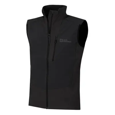 (L, Phantom) Jack Wolfskin Mens Alpspitze Vest Lightweight Stretch Gilet