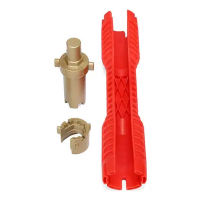 (Red) Multifunction Anti-slip Faucet Sink Installer Water Pipe Socket Wrench Spanner Bathroom In