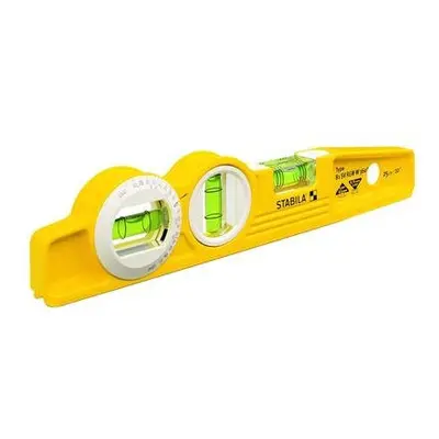 Stabila 16670/0 cm 'Torpedo Type SV REM W360' Spirit Level With Bag - Yellow/Black