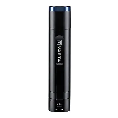 VARTA Night Cutter F20R-Rechargeable Premium Torch, Includes Micro USB Charging Cable, Modes, Li