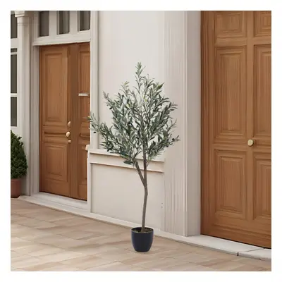 155cm H Artificial Two Branches Olive Tree Decorative Plant