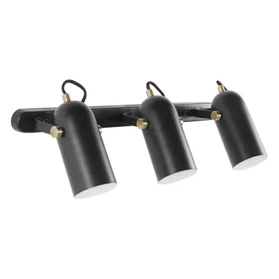 3 Light Spotlight TYRIA Adjustable Metal Black