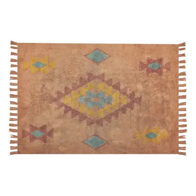 Cotton Area Rug x cm Orange IGDIR