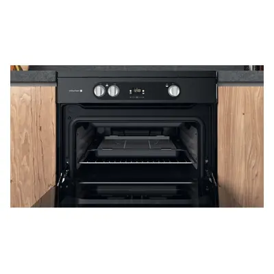 Hotpoint HDM67I9H2CB/U Electric Cooker with Induction Hob - Black