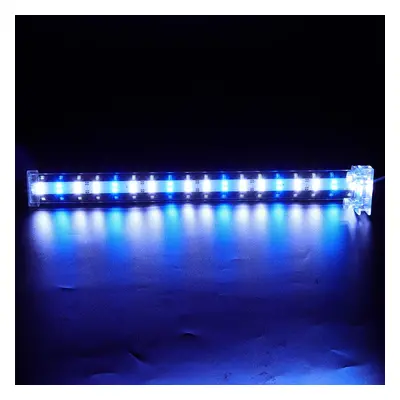 (12W) 3/6/9/12W LED Aquarium Clip Light Fish Tank Aquatic Plant Lamp Decor 110-240V