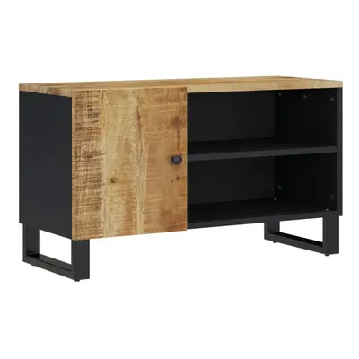 vidaXL TV Cabinet TV Stand Unit Cupboard Solid Wood Mango and Engineered Wood