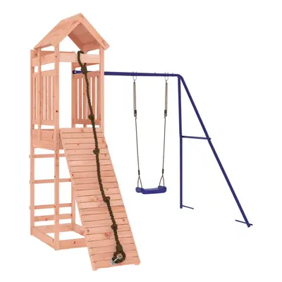 (solid douglas wood) vidaXL Outdoor Playset Garden Playhouse Play Tower Set Impregnated Wood Pin