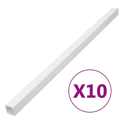 vidaXL Cable Trunking Cable Wire Cover Cable Management 100x60 mm m PVC