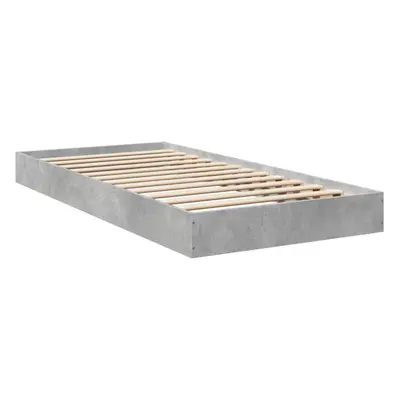 (concrete grey, x cm/ cm) vidaXL Bed Frame Bed Base Sonoma Oak 75x190 cm Small Single Engineered