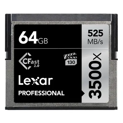 Lexar Professional 3500x CFast 2.0 Card 64GB