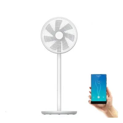 2S Floor Fan Blades Pedestal Fan APP Control Speeds Oscillating Tilt 2800mAh Battery Low Noise