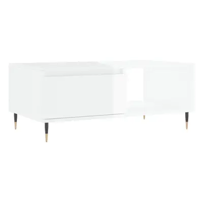 (high gloss white) vidaXL Coffee Table Side Table End Accent Telephone Sofa Table Engineered Woo