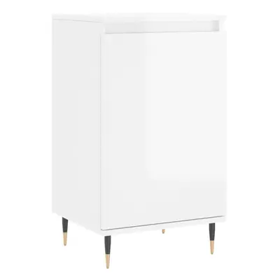 (high gloss white, pcs) vidaXL Sideboard Storage Cabinet Cupboard Side Cabinet White Engineered 