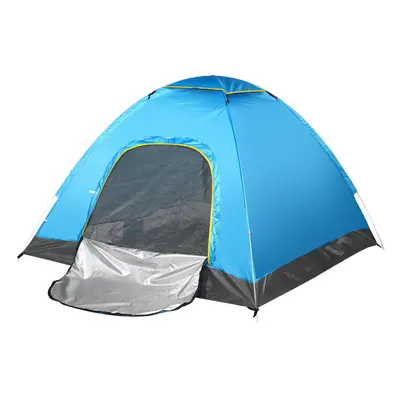 (Blue) Person Automatic Family Camping Tent Waterproof Sunshade Canopy Ultralight Instant Awning