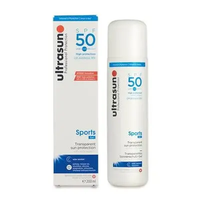 Ultrasun Sports Gel Transparent Sun Protection SPF50 200ml