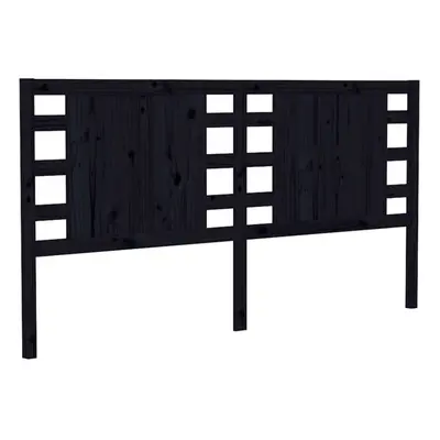 (black, x x cm) vidaXL Headboard Bedroom Bed Headboard Decorative Bed Header Solid Wood Pine