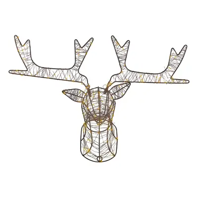 Wall Decor Reindeer NELLIM Metal Black cm