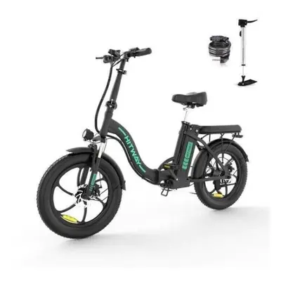 (Black+Green) HITWAY Bk6s Electric Bike Ebikes up 90KM