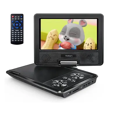 YOTON 9.5" Portable DVD Player with 7.5" HD Swivel Screen for Car and Kids, Hours Working time w