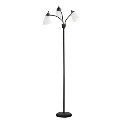 HOMCOM Tree Floor Lamp with Adjustable Light, Industrial Standing Lamp, Black