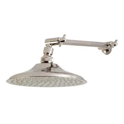 Kingston Brass Victorian Showerhead with Adjustable Shower Arm, Polished Nickel