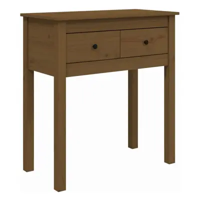 (honey brown, x x cm) vidaXL Solid Wood Pine Console Table Multi Colours 100x35x75 cm/70x35x75 c