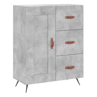 (concrete grey) vidaXL Sideboard Storage Side Cabinet Cupboard Grey Sonoma Engineered Wood