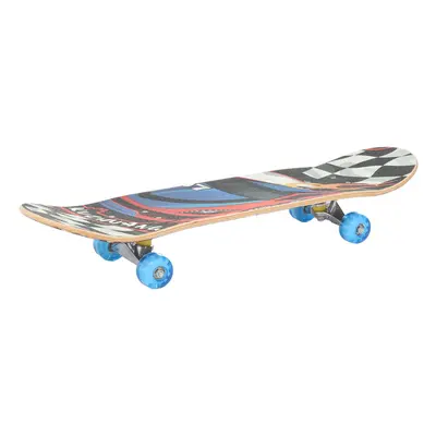 (Black) 80x20cm Complete Skateboard for Beginner Good Board Double Kick LED Wheels for Extreme S