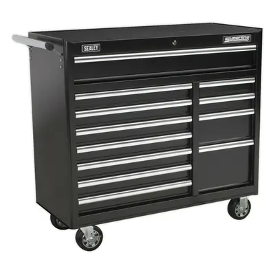 1050 x x 1050mm Drawer BLACK Portable Tool Chest Locking Mobile Storage