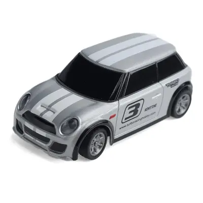 RTR 1/76 2.4G 2WD Fully Proportional Control Mini RC Car LED Light Vehicles Model Grey