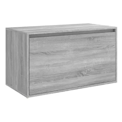 (grey sonoma) vidaXL Hall Bench Engineered Wood Hallway Entryway Storage Bench Multi Colours