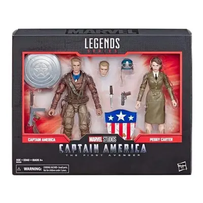 Hasbro MARVEL LEGENDS SERIES 6" [CAPTAIN AMERICA & PEGGY CARTER] Action Figure