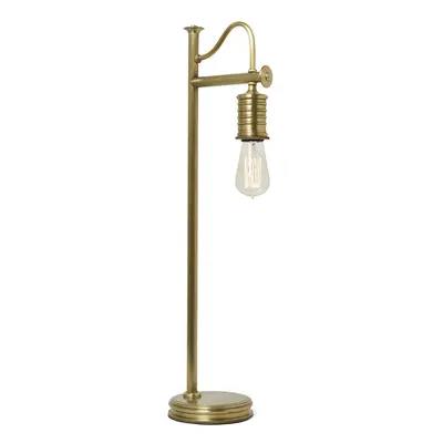 Table Lamp Hanging Lamp Holder Old Fashioned Aged Brass Finish LED E27 60W Bulb