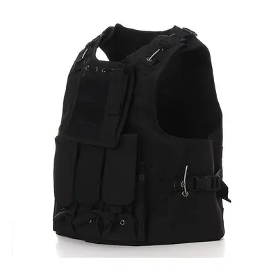 (Black) Tactical Military Law Enforcement Assault Army Combat Style Vest