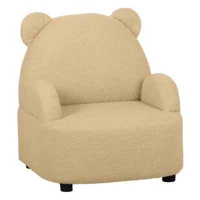 AIYAPLAY Kids Armchair, Bear Shaped Toddler Chair for Bedroom - Khaki