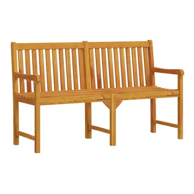 (150 x 55.5 x cm) vidaXL Garden Bench Outdoor Dining Bench Wooden Bench Seat Solid Acacia Wood