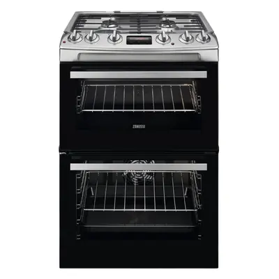 Zanussi ZCK66350XA 60cm Dual Fuel Cooker - Stainless Steel