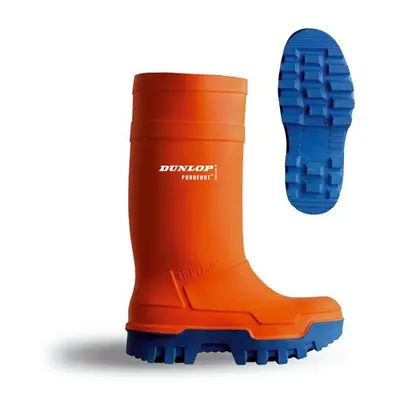 (13 (Adults')) Dunlop C66234305 Purofort Thermo Safety Orange Wellingtons