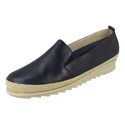 (Navy, UK 3) Ladies Padders Espadrille Detailed Shoes Haze