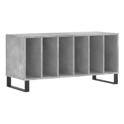 (concrete grey) vidaXL Record Cabinet Record Storage Cabinet Sideboard White Engineered Wood