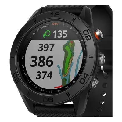 Garmin S60 GPS Golf Watch with Black Silicone Band