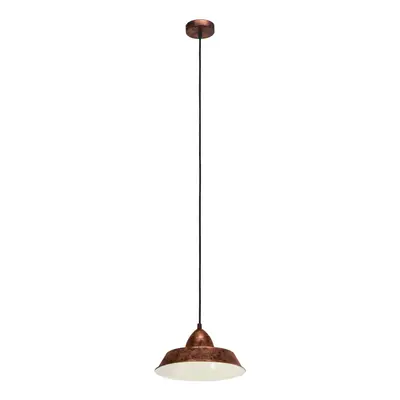 Hanging Ceiling Pendant Light Antique Copper Shade x 60W E27 Bulb Lamp